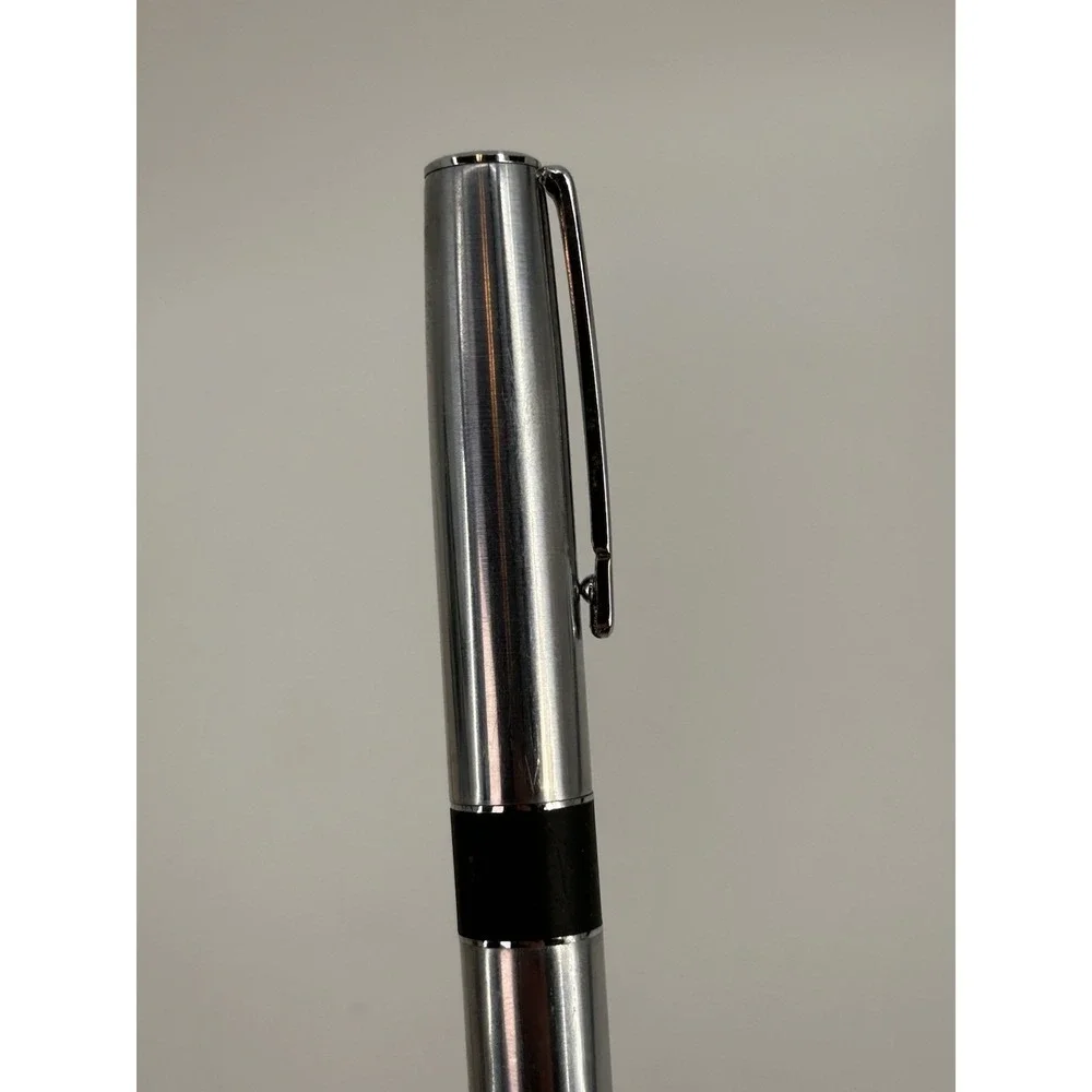 Vintage Polished Silver Advertising Pen CNA National